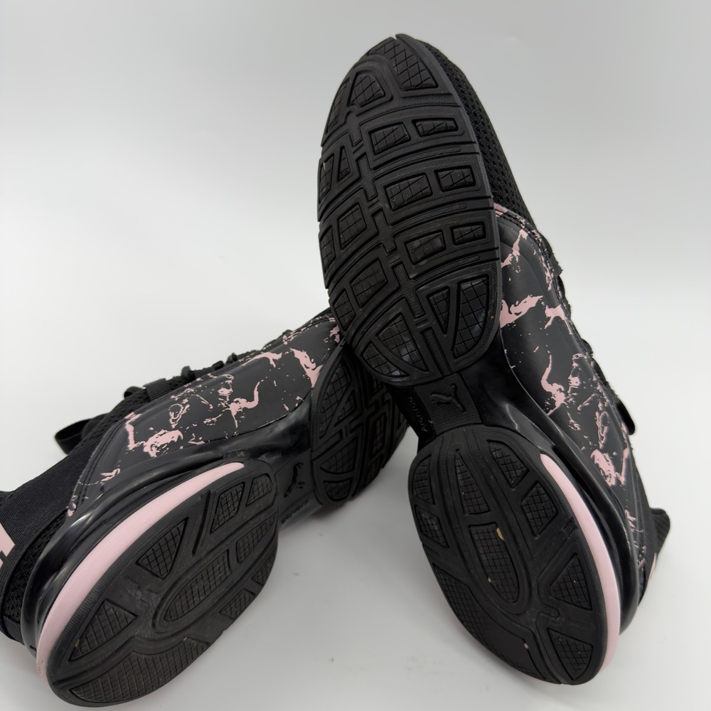 Puma Cell Vive Marble Black Rose Water Womens Running Shoes Size 11 - Picture 6 of 6
